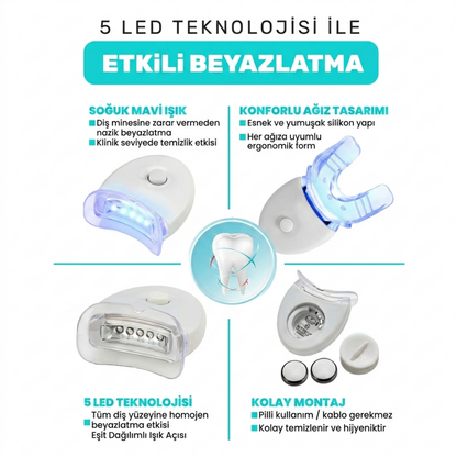 Profesyonel LED Diş Beyazlatma Seti